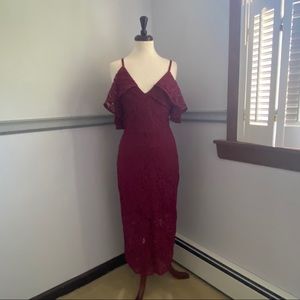 ABS Collection cold shoulder elegant dress